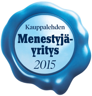 Kauppalehden menestyjäyritys 2015